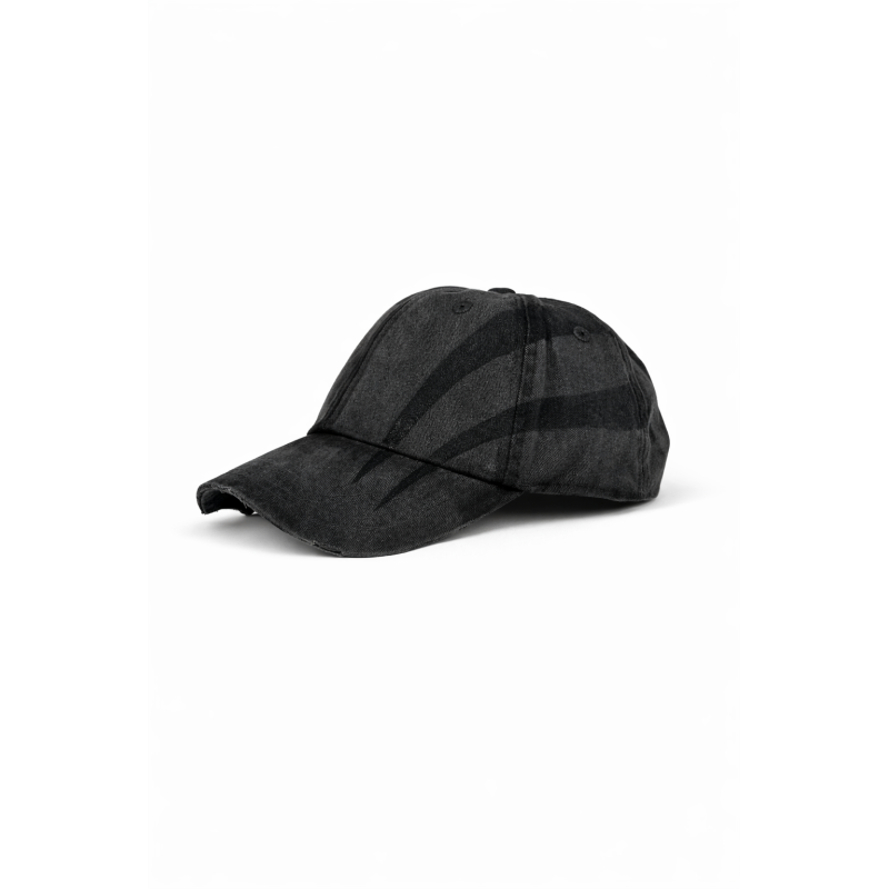 Cappellino ARDESIA Tolotta | Logo nero dipinto a mano