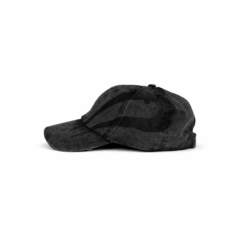 Cappellino ARDESIA Tolotta | Logo nero dipinto a mano