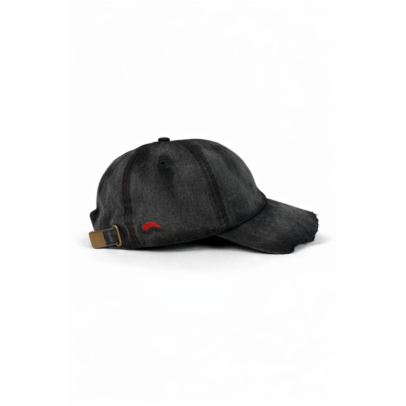 Cappellino ARDESIA Tolotta | Logo rosso dipinto a mano
